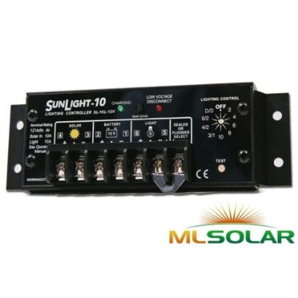 Sunlight solar lighting controller