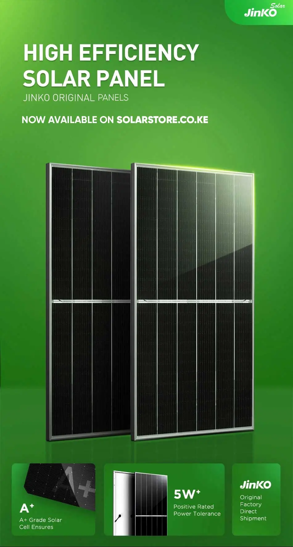 Jinko solar panels in kenya