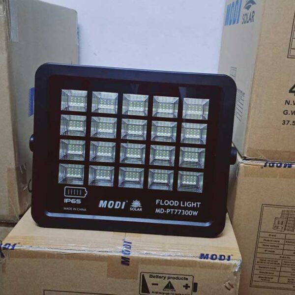 MODI 300W Watts LED Solar Floodlight IP65 Waterproof with remote control
